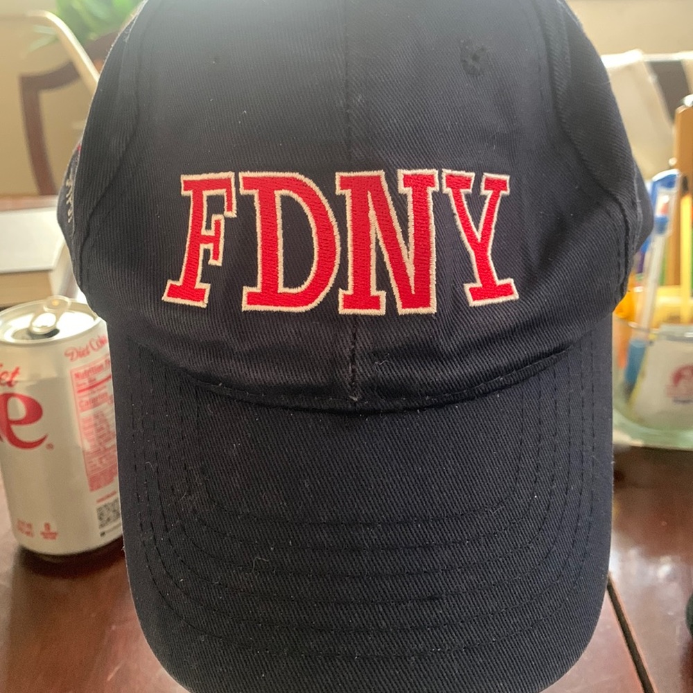 FDNY navy hat freshly washed gently used. Cleaning out a friends house